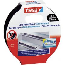 Tesa - Bande antidérapante 55587-00002-11 noir (l x l) 5 m x 25 mm acrylate 1 pc(s) S19511