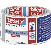 E3/47264 cinta de aluminio universal. 30 micras 10m x 50mm con protector 63632 Tesa