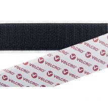 Velcro - E088020330F1825 Bande auto-agrippante à coller partie crochets (l x l) 25000 mm x 20 mm noir 25 m