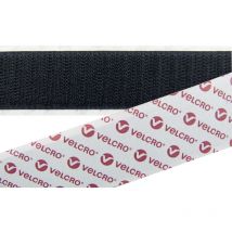 Velcro - E08802533011425 Bande auto-agrippante à coller partie crochets (l x l) 25000 mm x 25 mm noir 25 m S82504