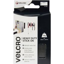 Bande Auto-agrippante Extra-forte À Coller – Partie Velours Et Partie Agrippante – Dimensions 100 Mm X 50 Mm – Pour Surfaces Variées – Velcro
