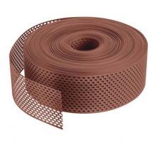 Daprona - Bande d'aération / Grille d'égout en pvc enroulée, tôle d'égout, bande de ventilation, tôle grillagée, plastique, bande de tôle perforée,