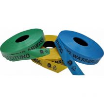 Sonstige - Bande d'avertissement d'itinéraire 250 m Attention câble fibre optique composé d'au moins 80% de regranulat certifié Blue Angel