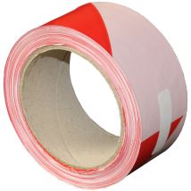 Bande de chantier 100m rouge et blanche