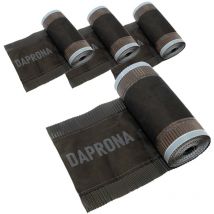 Daprona - Bande de faîtage en aluminium 5m, rouleau de faîtage, bande d'arêtier, faîtière roulante, étanchéité de toit, bande d'aération de toit - 4