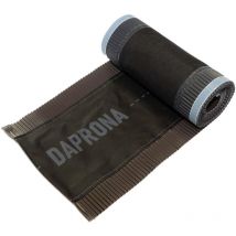 Daprona - Bande de faîtage en aluminium 5m, rouleau de faîtage, bande d'arêtier, faîtière roulante, étanchéité de toit, bande d'aération de toit - 1