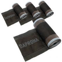 Daprona - Bande de faîtage en aluminium 5m, rouleau de faîtage, bande d'arêtier, faîtière roulante, étanchéité de toit, bande d'aération de toit - 4
