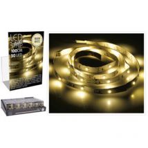 Home Styling - Bande de led lumière blanche chaude AX5-322610 à piles 3xAA 1,5V (piles non incluses) 1m basics