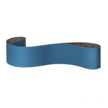 Klingspor - Bande abrasive cs 411 x l. 2000 mm l. 150 mm granulation 80 pour acier inoxydable corindon zirconien