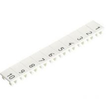 Bande de repérage Marquage: 31 - 40 Contenu: 1 pc(s) Wieland Electric 9705 A/6/10 b 31 - 40 04.846.0453.0 D24658