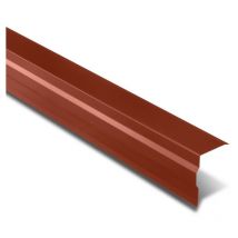 Bande de rive universelle Coloris: Rouge Tuile ral 8012 - Dimension: 1200 mm Longueur