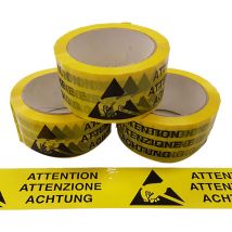 Bande de sécurité esd Rs Pro 50mm x 66m, Antistatique ( Prix pour 1 )