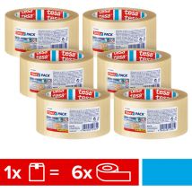 Ultra strong 57176 Ruban adhésif d'emballage transparent (l x l) 66 m x 50 mm 6 pc(s) - Tesa