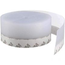Jalleria - Bande d'Etanchéité en Silicone, 10m Transparent Bande d'étanchéité Auto-adhésive Bas Strip -Bise joint de fond de porte Imperméable