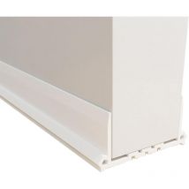 Bande d'étanchéité pour bas de porte - Pour usage domestique - Blanc