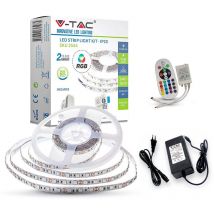 Bande led rgb 300 led 5050 + contrôleur + alimentation 5 mètres