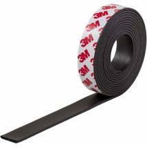 Treillis, Bande Magnétique Adhésive Avec Colle 3m Bande Souple Aimantée Autocollante Pour Organiser, Largeur Épaisseur Longueur 20 Mm 2,0 Mm 10 M,