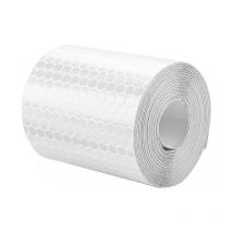 Bande réfléchissante - Blanc - 5cm x 300cm - Bande réfléchissante - Autocollante - Bande réfléchissante - Rouleau réfléchissant