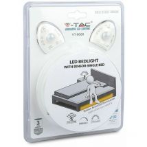 Kit Bande Lumineuse Double led (21,2m Bande 30 LEDs/m 2,8W+Ballast+2 Détecteurs de Mouvement) 12V 3000K Dimmable