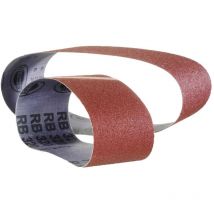 Boîte de 10 bandes en toile joint meulé pour ponceuses portatives hsb RB32220 G120 - hermes - 20001