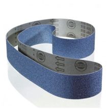Bande toile synthétique à l’oxyde zirconium pour limeuses portatives grain 80 RB 48024Y/X - HERMES - 6044423