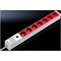 Rittal - Bandeau de prises 7 compartiments, avec prise secteur femelle 7240.260 aluminium 1 pc(s) V109811