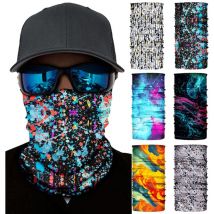 Bandeau magique Couvre-chef de sport Masque facial élastique Bandana Écharpe Cagoule de résistance aux uv