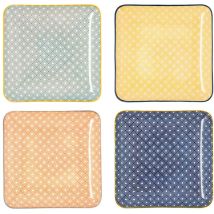 Bandeja Aperitivo Cda 21x21cm Porcel Surt Pippa Quid