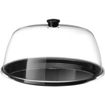 Bandeja expositora redonda tipo buffet con tapa, diámetro 300 mm Hendi 203569