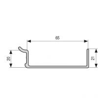 Bandeja portaobjetos a65 l160 plata mate largo 300 , 0UNIDADES - Zobal