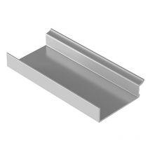 Bandeja portaobjetos a65 l160 plata mate largo 160 , 0UNIDADES - Zobal