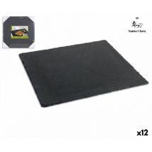 Santa Clara - Bandeja alfares pizarra 30 x 30 cm 6 mm (12 unidades)