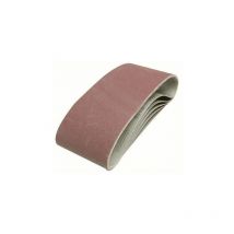 Bandes courtes toilé marron 100x610 - Grain : 120 - norton