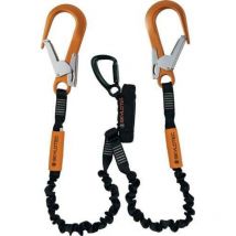 Bandfalldämpferverbindungsmittel Skysafe Pro+ Länge 1,8 m twin Aluminium, Polyamide, Polyester