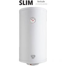 Bandini - braun) calentador de agua eléctrico vertical slim - brida 45 litros - 2 años de garantía