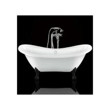 Rogier&mothes - Bañera con patas darlington 175 cm patas león negras