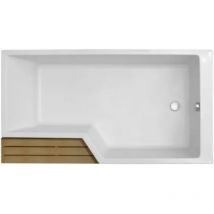 Jacob Delafon - Neo bañera-ducha compacta 180 x 90, versión derecha