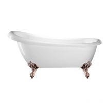 Rogier&mothes - Bañera con patas richmond 155 cm patas águila cobre envejecido