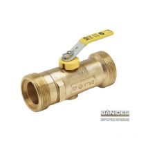 Banides Et Debeaurain - Banides & Debeaurain 22013025 Kugelhahn mit flachdichtung - mm - ohne fitting - bezeichnung 33 x 42 - cal 25 - gelb