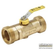 Banides Et Debeaurain - Banides & Debeaurain 22013025 spherical tap - Flat gasket - mm - without connection - 33 x 42 - cal 25 - yellow