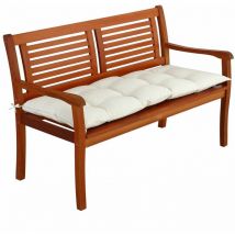 Bankauflage Sitzkissen Polyester Visko-Effekt 110x45cm Sitzpolster Gartenbank Bank Kissen Polster Auflage Rückenkissen Bankkissen Sitzauflage