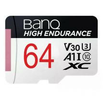 Tuya - BanQ Scheda di Memoria High Endurance V30 Classe 10A 64 gb