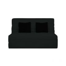 Dunlopillo - Banquette bz 2 places - Noir - ReVEUR