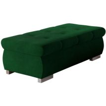 Mobilier1 - Banc Comfivo 123, Uttario Velvet 2951, 39x60x120cm, Diamètre: 0, Tapisserie, Pieds: Métal, 0