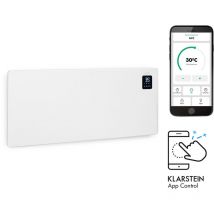 Klarstein Radiateur Electrique Smart à Faible Consommation d'Energie, 2500W Chauffage Electrique d'Intérieur avec Thermostat, Chauffage d'Appoint