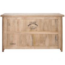 Bar en bois clair 3 tiroirs 2 tablettes - casimir