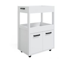 Rollcontainer Simon, Blanc, 60 x 88.7 cm Vicco