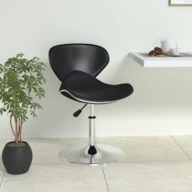 Les Tendances - Bar Stool Black Faux Leather vidaXL