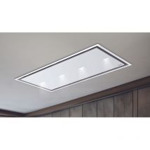 Baraldi - campana gea flat cm. 120X60 – Blanca spot light - 800 m3/h