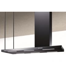 Baraldi - campana elea isola cm. 176x60 chimenea derecha - Negra - 900 m3/h